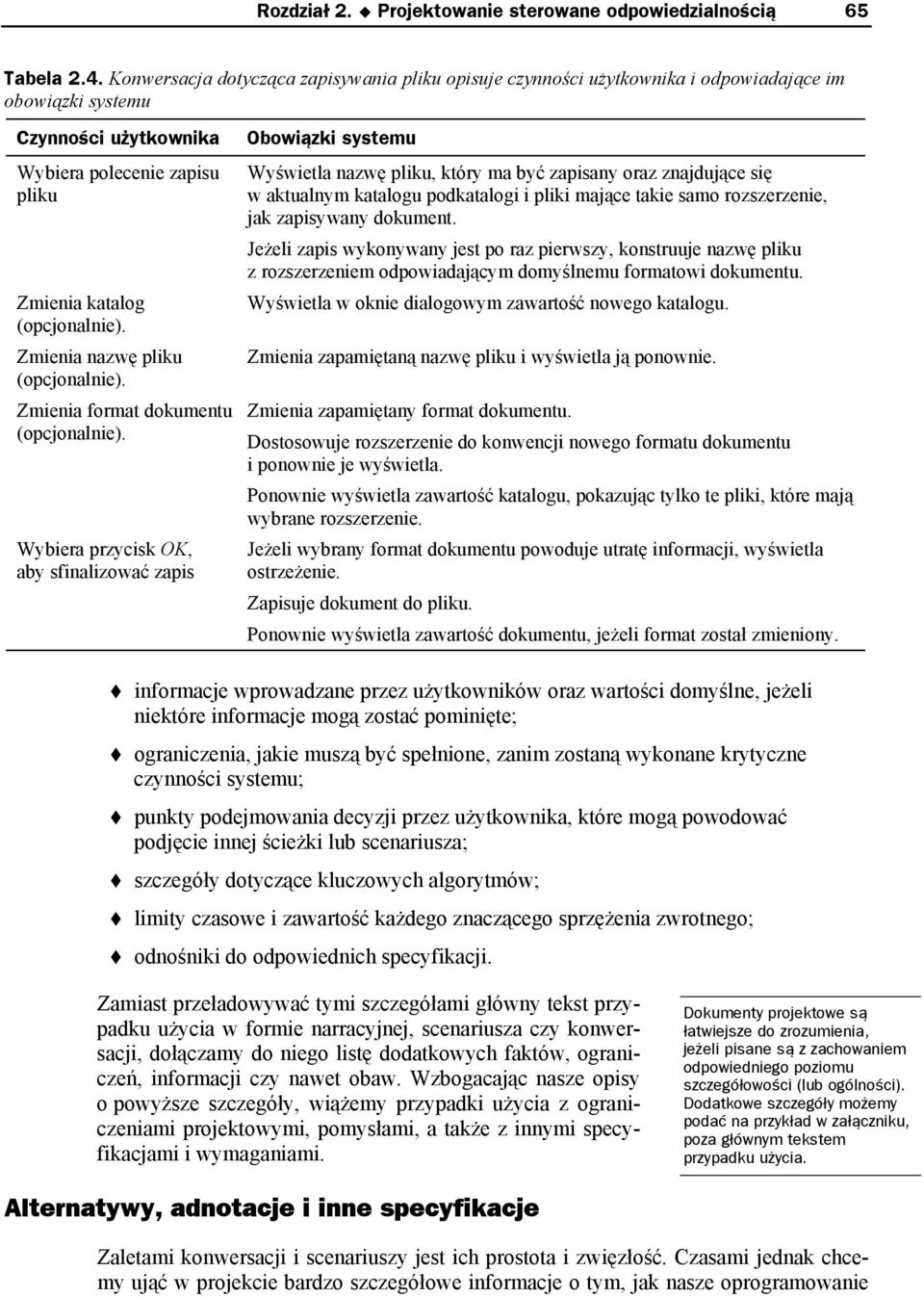 Zmienia nazwę pliku (opcjonalnie). Zmienia format dokumentu (opcjonalnie).