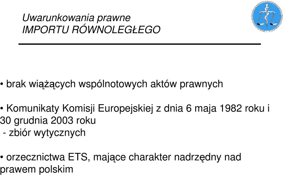 z dnia 6 maja 1982 roku i 30 grudnia 2003 roku - zbiór