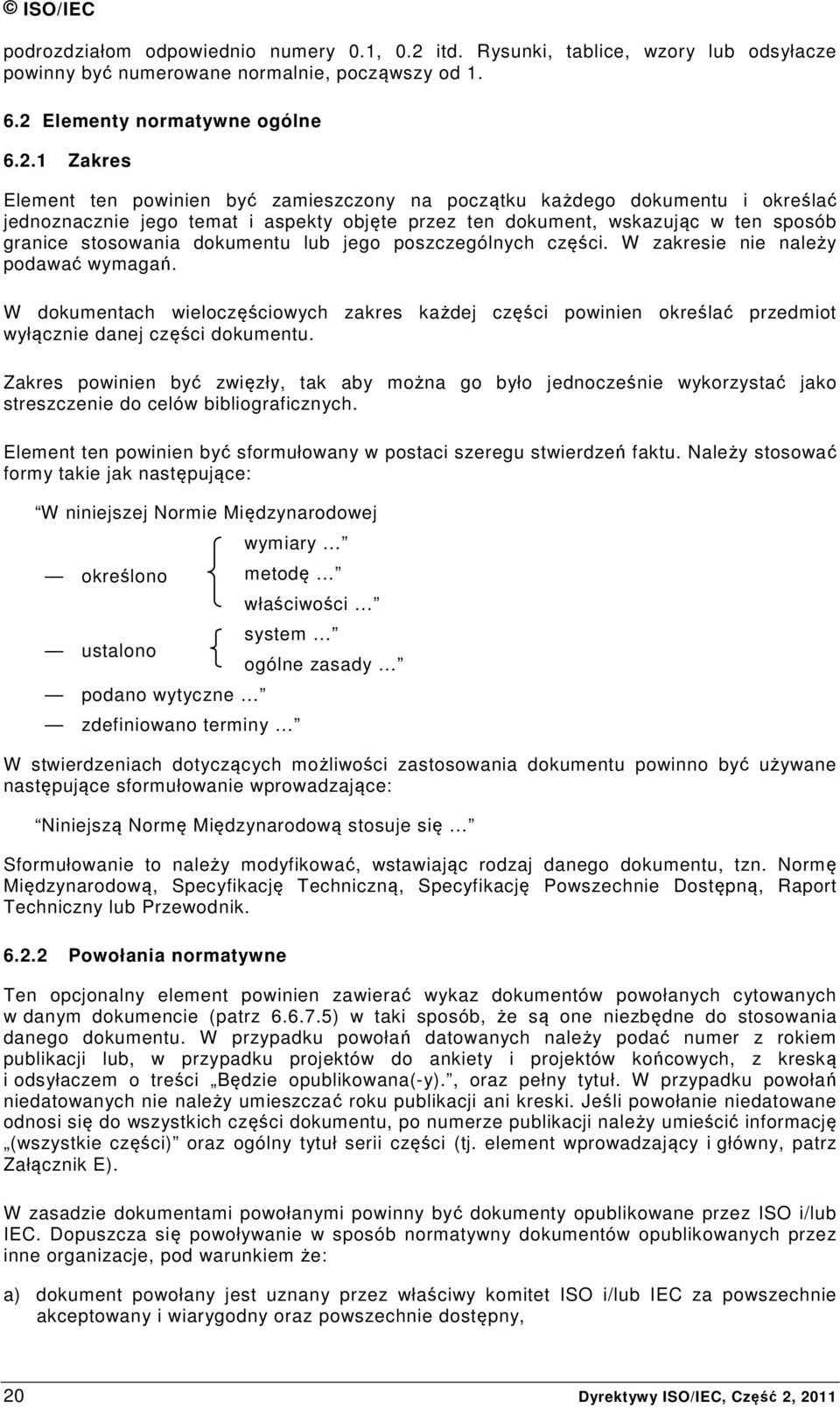 Elementy normatywne ogólne 6.2.