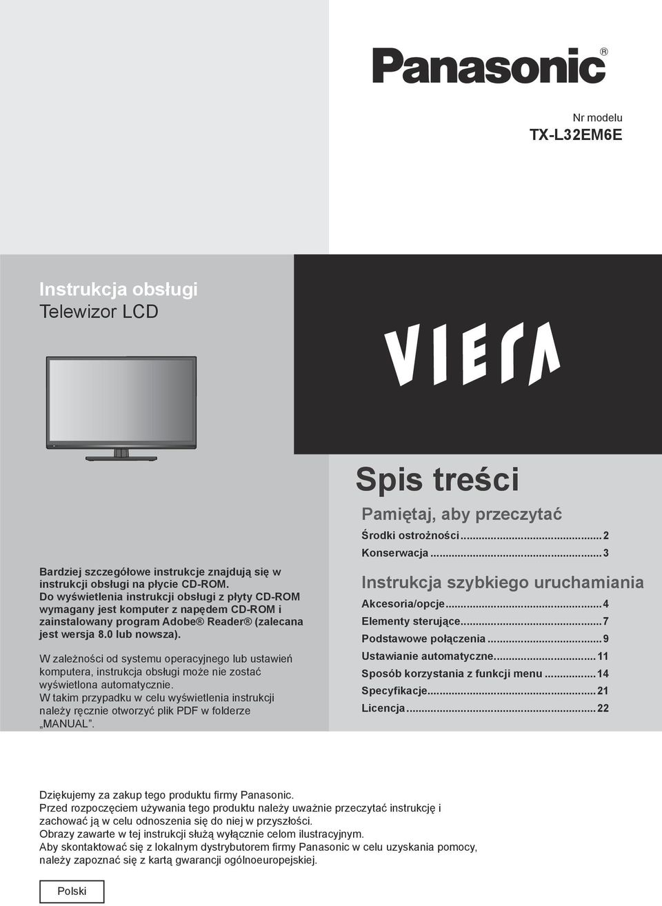 W zależności od systemu operacyjnego lub ustawień komputera, instrukcja obsługi może nie zostać wyświetlona automatycznie.