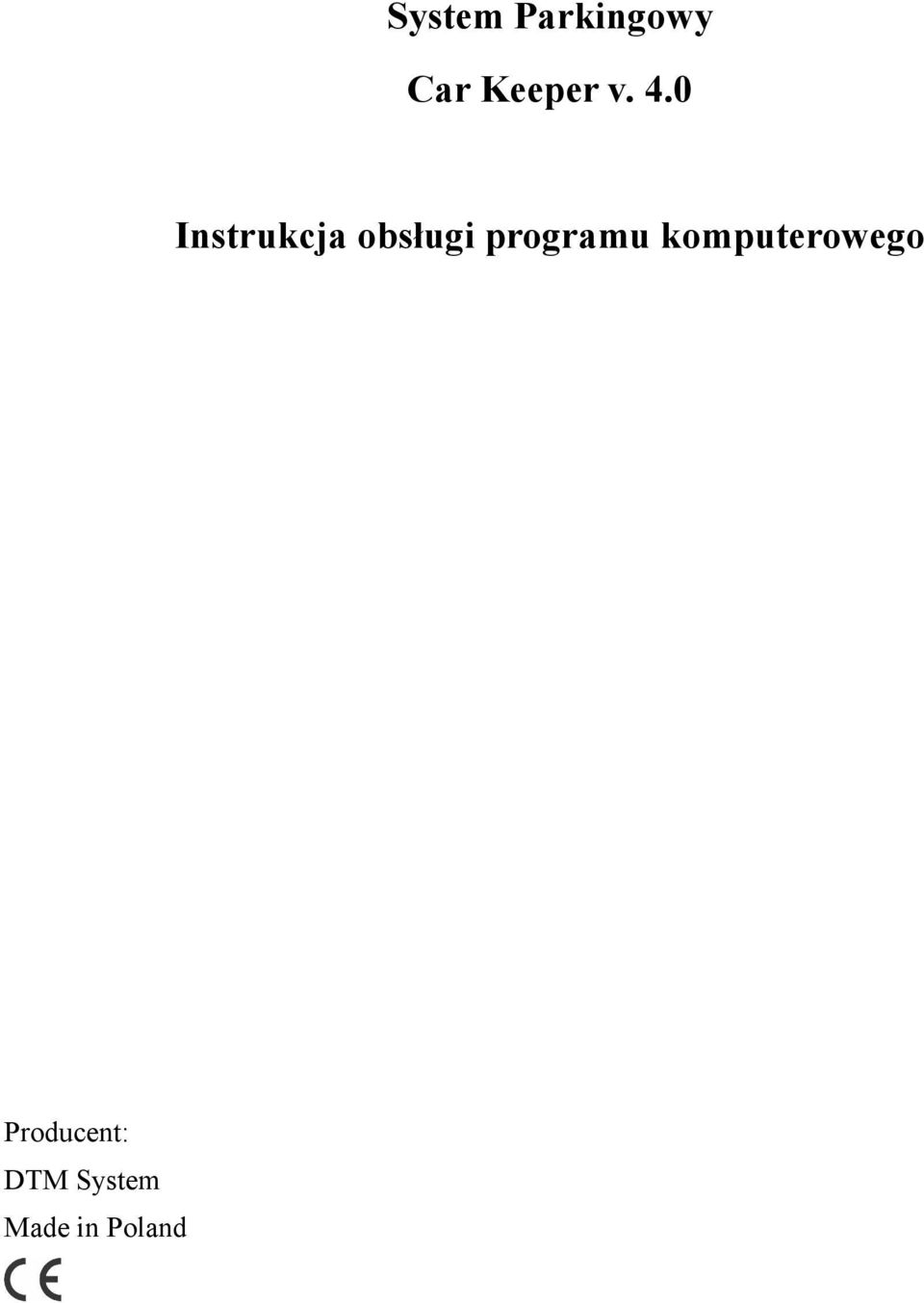 programu komputerowego