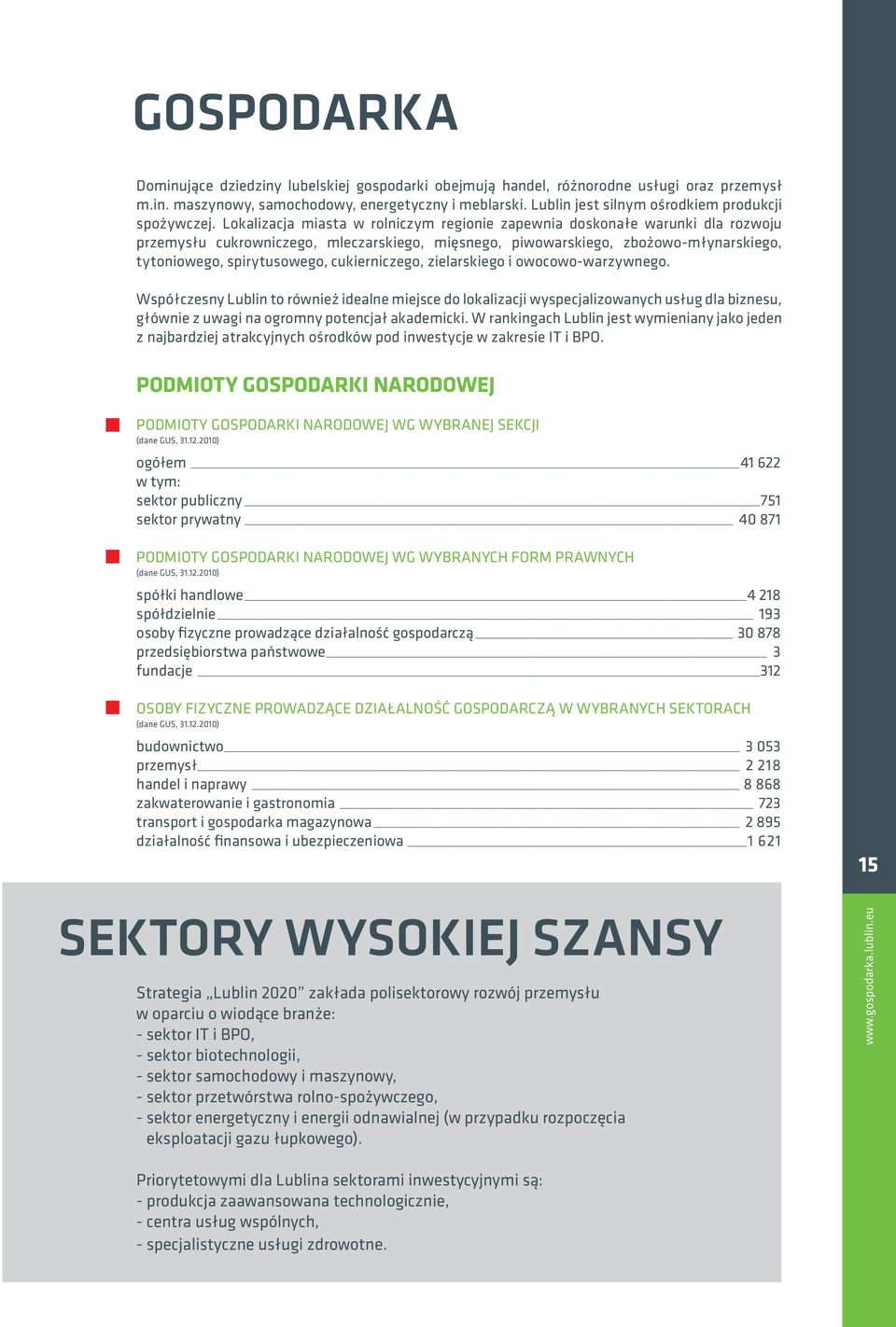 Lokalizacja miasta w rolniczym regionie zapewnia doskonałe warunki dla rozwoju przemysłu cukrowniczego, mleczarskiego, mięsnego, piwowarskiego, zbożowo-młynarskiego, tytoniowego, spirytusowego,