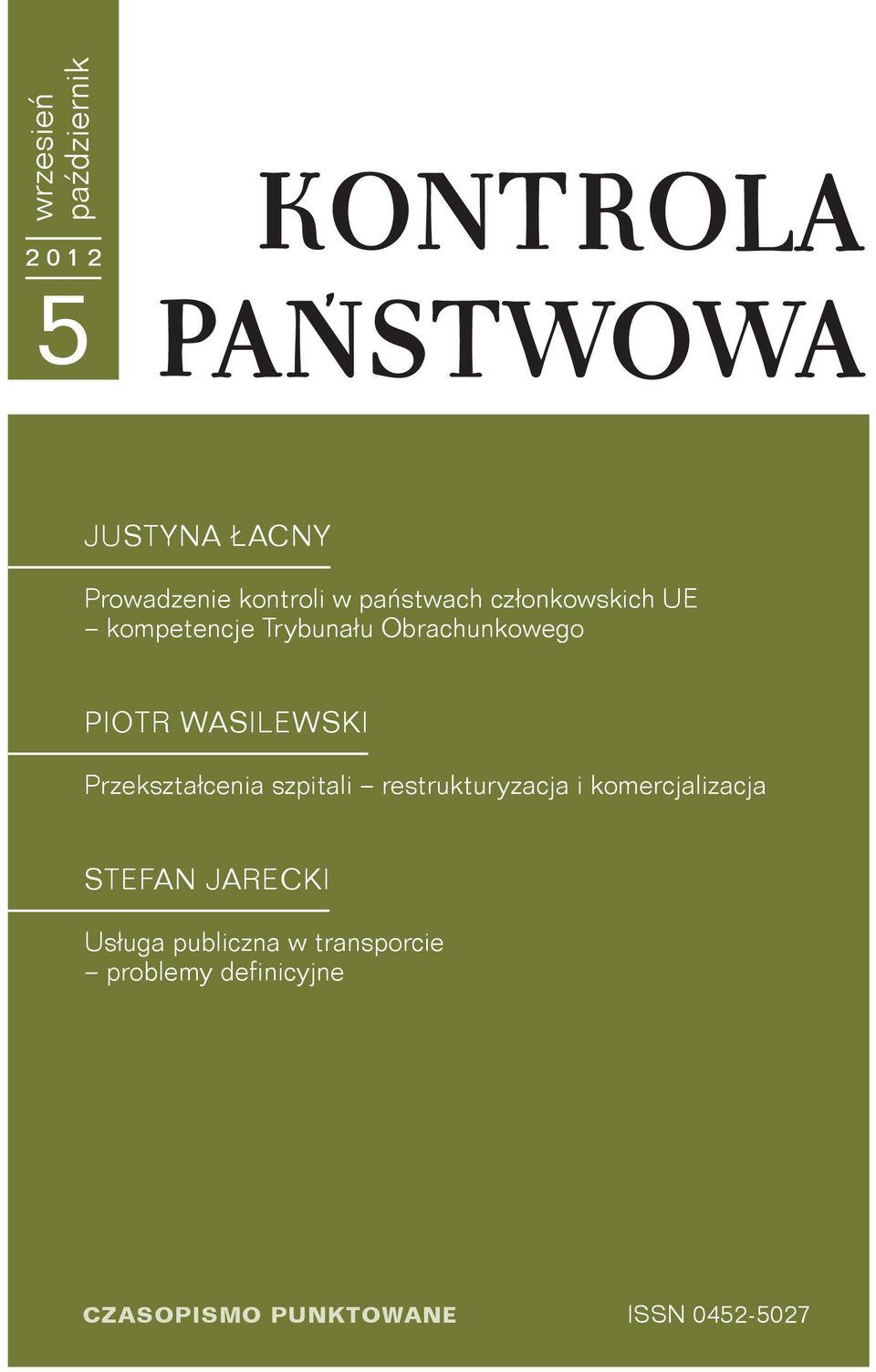 Przekształcenia szpitali restrukturyzacja i komercjalizacja STEFAN JARECKI