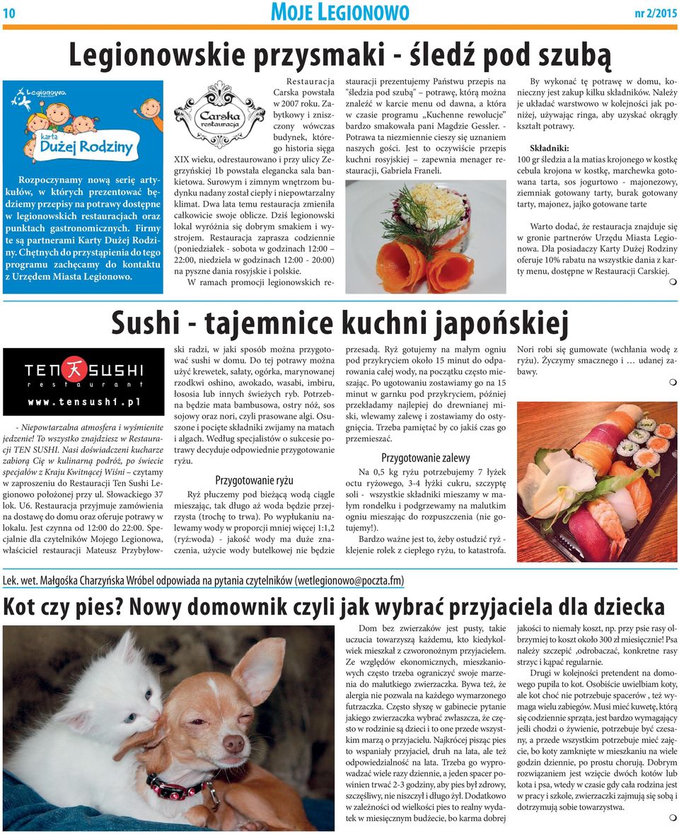 Sushi - tajemnice kuchni japońskiej - Niepowtarzalna atmosfera i wyśmienite jedzenie! To wszystko znajdziesz w Restauracji TEN SUSHI.