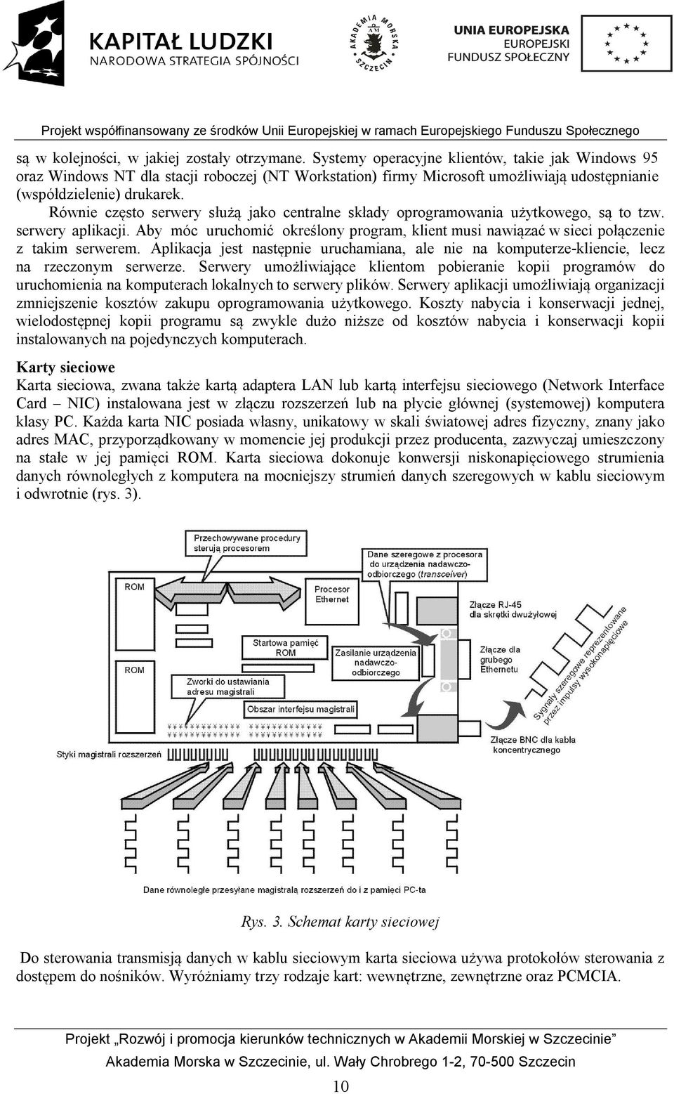 Równie często serwery służą jako centralne składy oprogramowania użytkowego, są to tzw. serwery aplikacji.