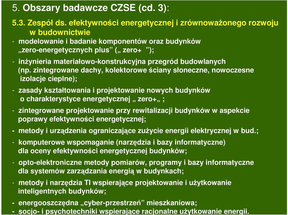 przegród budowlanych (np.