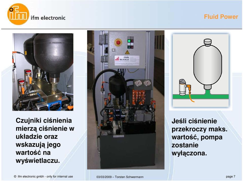 Jeśli ciśnienie przekroczy maks.