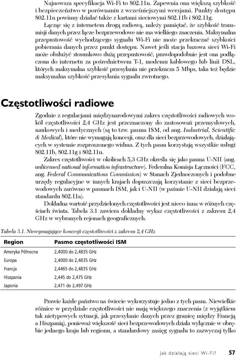 Maksymalna przepustowość wychodzącego sygnału Wi-Fi nie może przekraczać szybkości pobierania danych przez punkt dostępu.