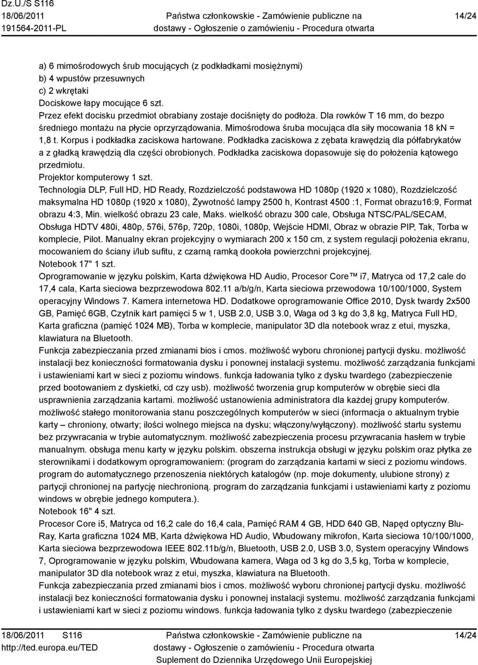 Mimośrodowa śruba mocująca dla siły mocowania 18 kn = 1,8 t. Korpus i podkładka zaciskowa hartowane.