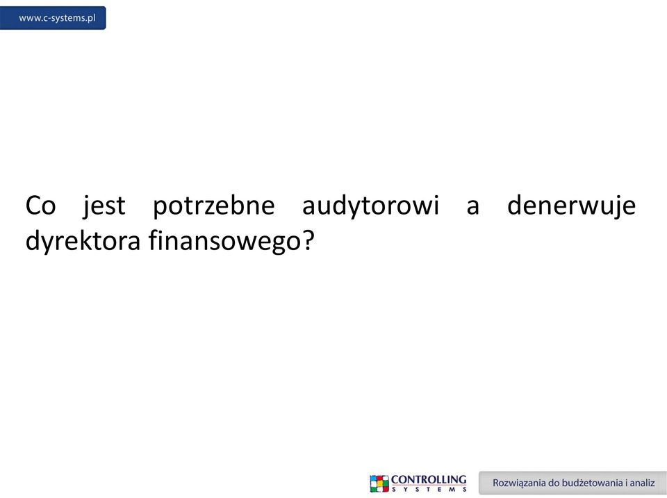 audytorowi a