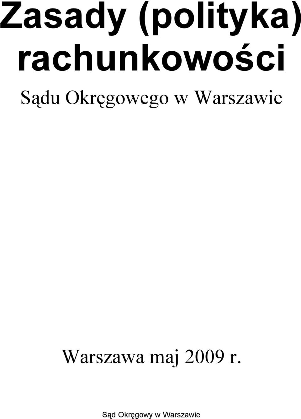 Okręgweg w Warszawie