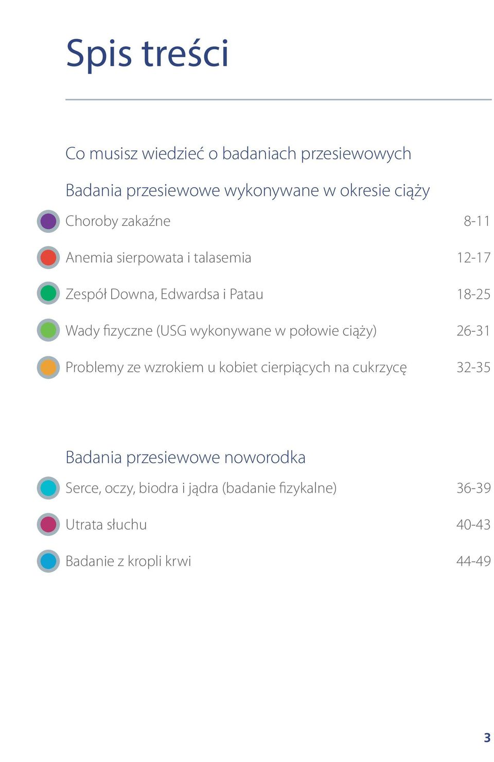 (USG wykonywane w połowie ciąży) 26-31 Problemy ze wzrokiem u kobiet cierpiących na cukrzycę 32-35 Badania