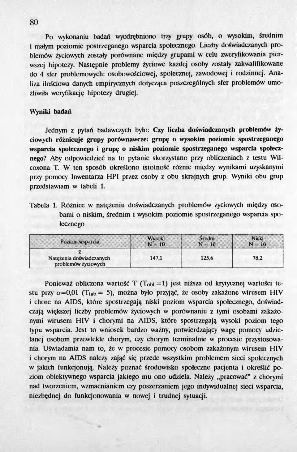 Nastepnie problemy zyciowe kazdej osoby zostaly zakwalifikowane do 4 sfer problemowych: osobowosciowej, spolecznej, zawodowej i rodzinnej.