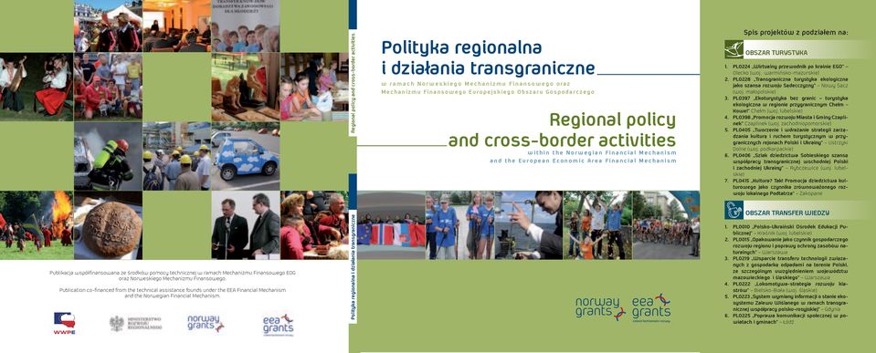 Polityka regionalna i działania transgraniczne Regional policy and cross-border activities Polityka regionalna i działania transgraniczne w ramach Norweskiego Mechanizmu Finansowego oraz Mechanizmu