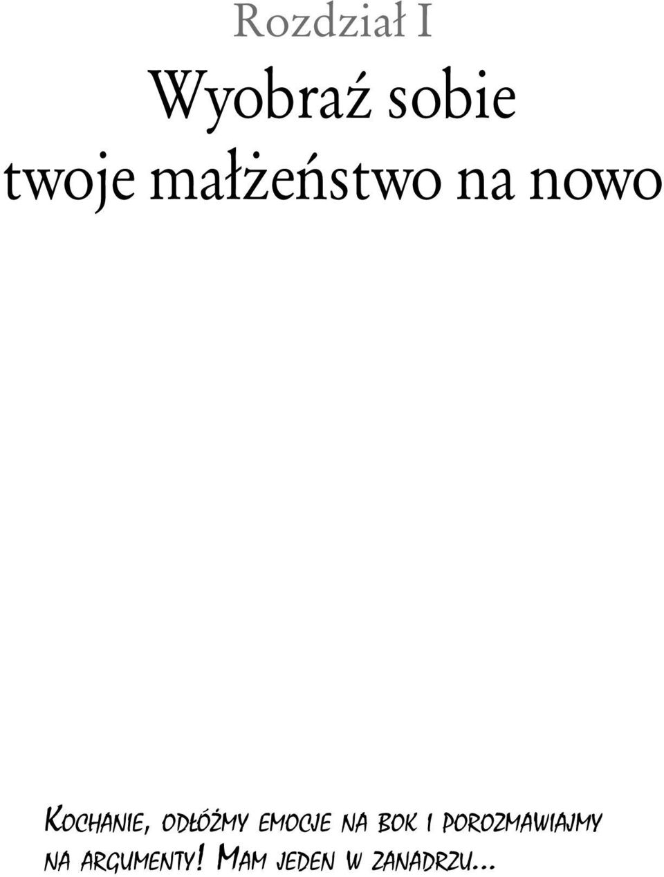 ODŁÓMY EMOCJE NA BOK I