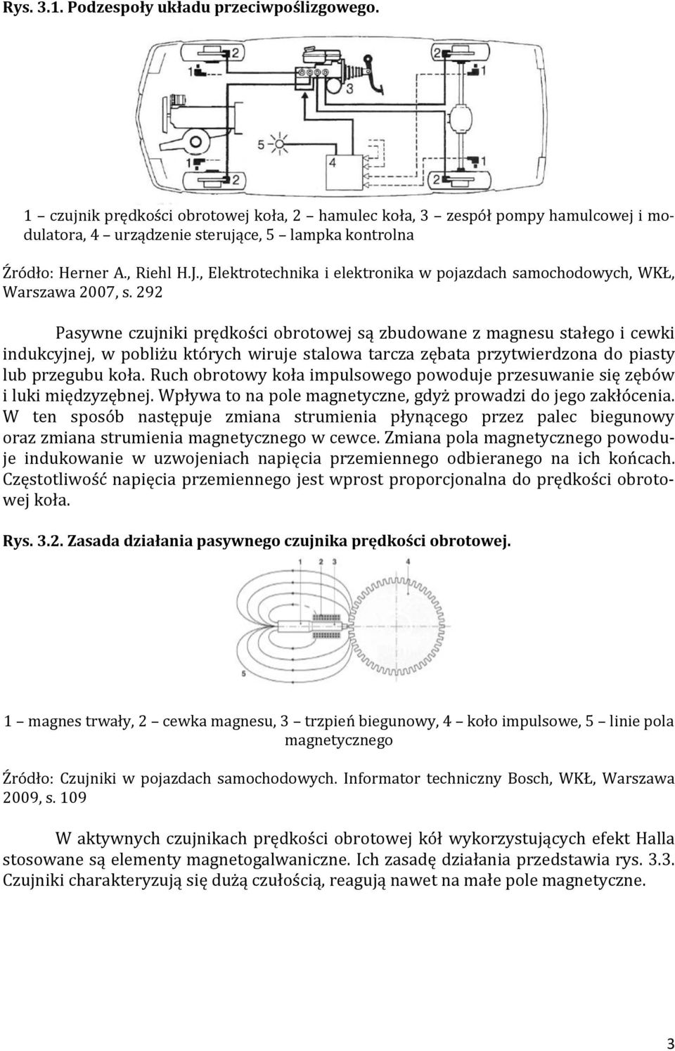 , Elektrotechnika i elektronika w pojazdach samochodowych, WKŁ, Warszawa 2007, s.