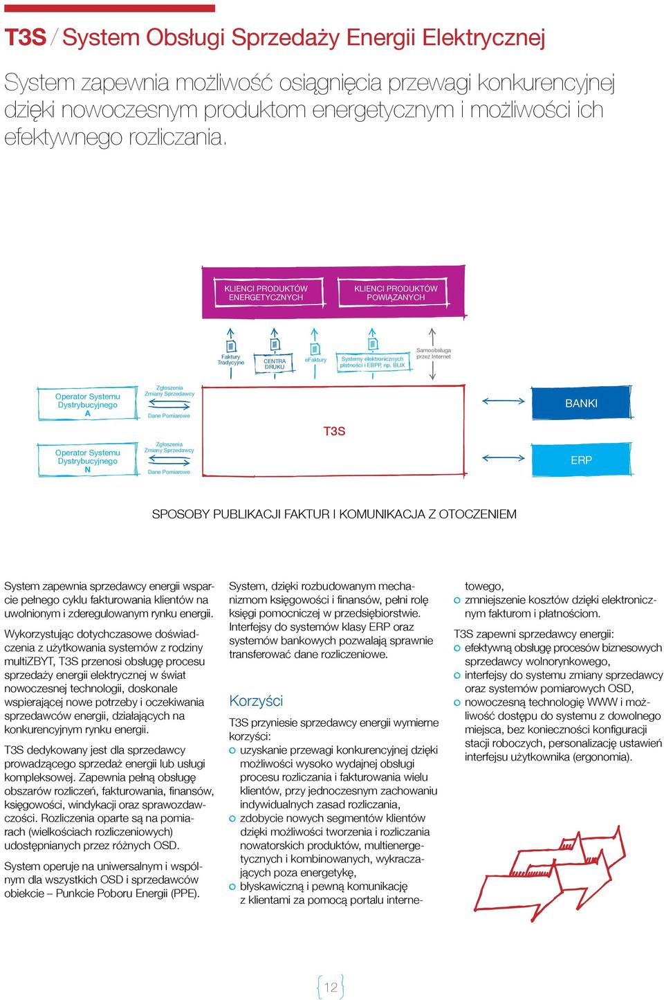 BLIX Samoobsługa przez Internet Operator Systemu Dystrybucyjnego A Zgłoszenia Zmiany Sprzedawcy Dane Pomiarowe BANKI T3S Operator Systemu Dystrybucyjnego N Zgłoszenia Zmiany Sprzedawcy Dane Pomiarowe