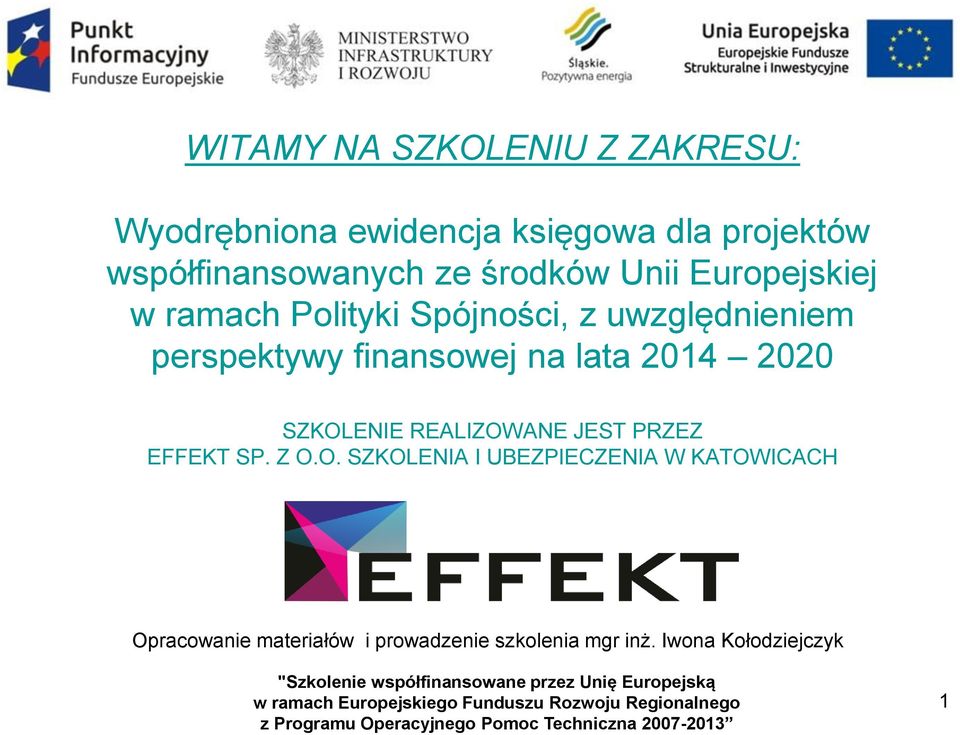 perspektywy finansowej na lata 2014 2020 SZKOL