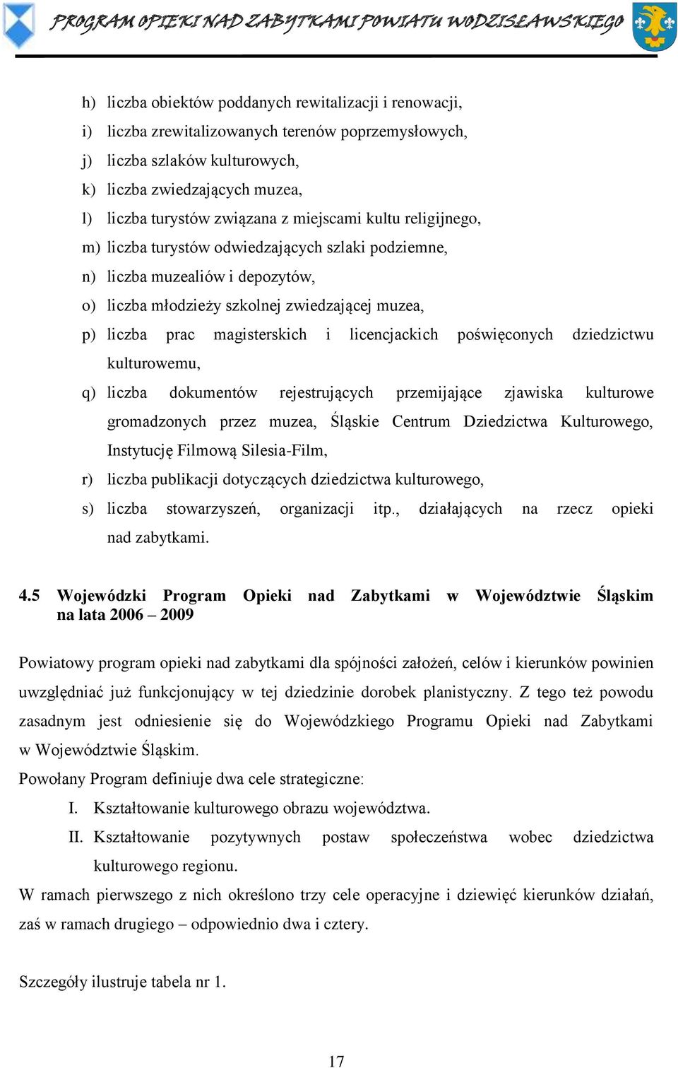 licencjackich poświęconych dziedzictwu kulturowemu, q) liczba dokumentów rejestrujących przemijające zjawiska kulturowe gromadzonych przez muzea, Śląskie Centrum Dziedzictwa Kulturowego, Instytucję