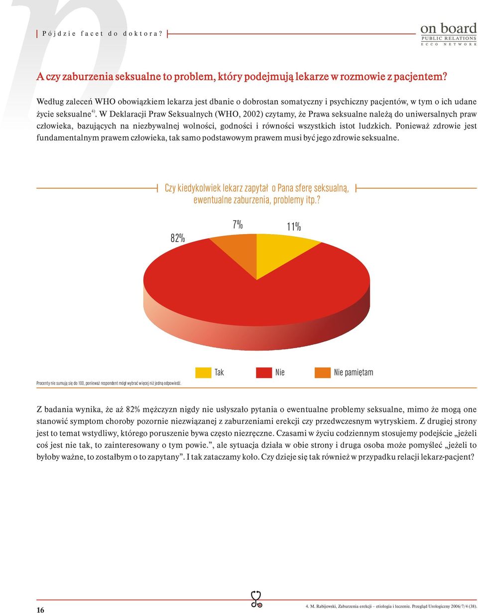 W Deklaracji Praw Seksualnych (WHO, 2002) czytamy, że Prawa seksualne należą do uniwersalnych praw człowieka, bazujących na niezbywalnej wolności, godności i równości wszystkich istot ludzkich.