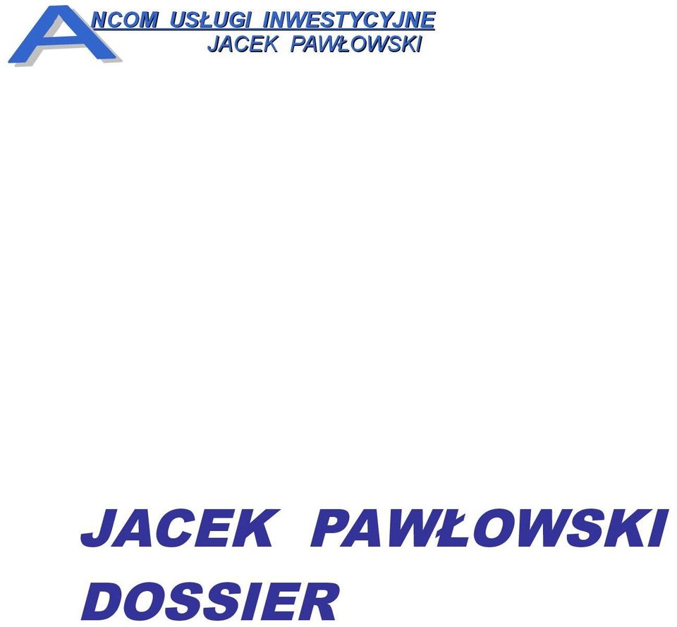 JACEK PAWŁOWSKI