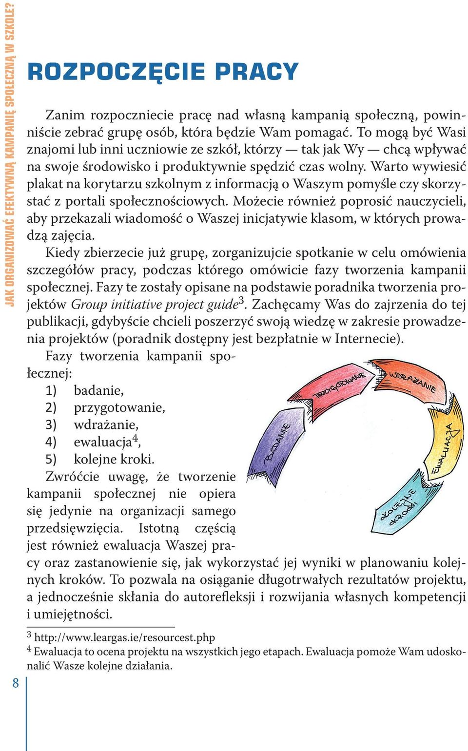 Warto wywiesić plakat na korytarzu szkolnym z informacją o Waszym pomyśle czy skorzystać z portali społecznościowych.