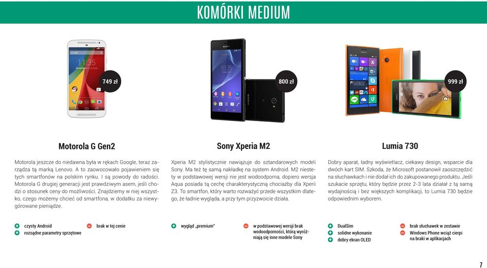 Znajdziemy w niej wszystko, czego możemy chcieć od smartfona, w dodatku za niewygórowane pieniądze. Sony Xperia M2 Xperia M2 stylistycznie nawiązuje do sztandarowych modeli Sony.