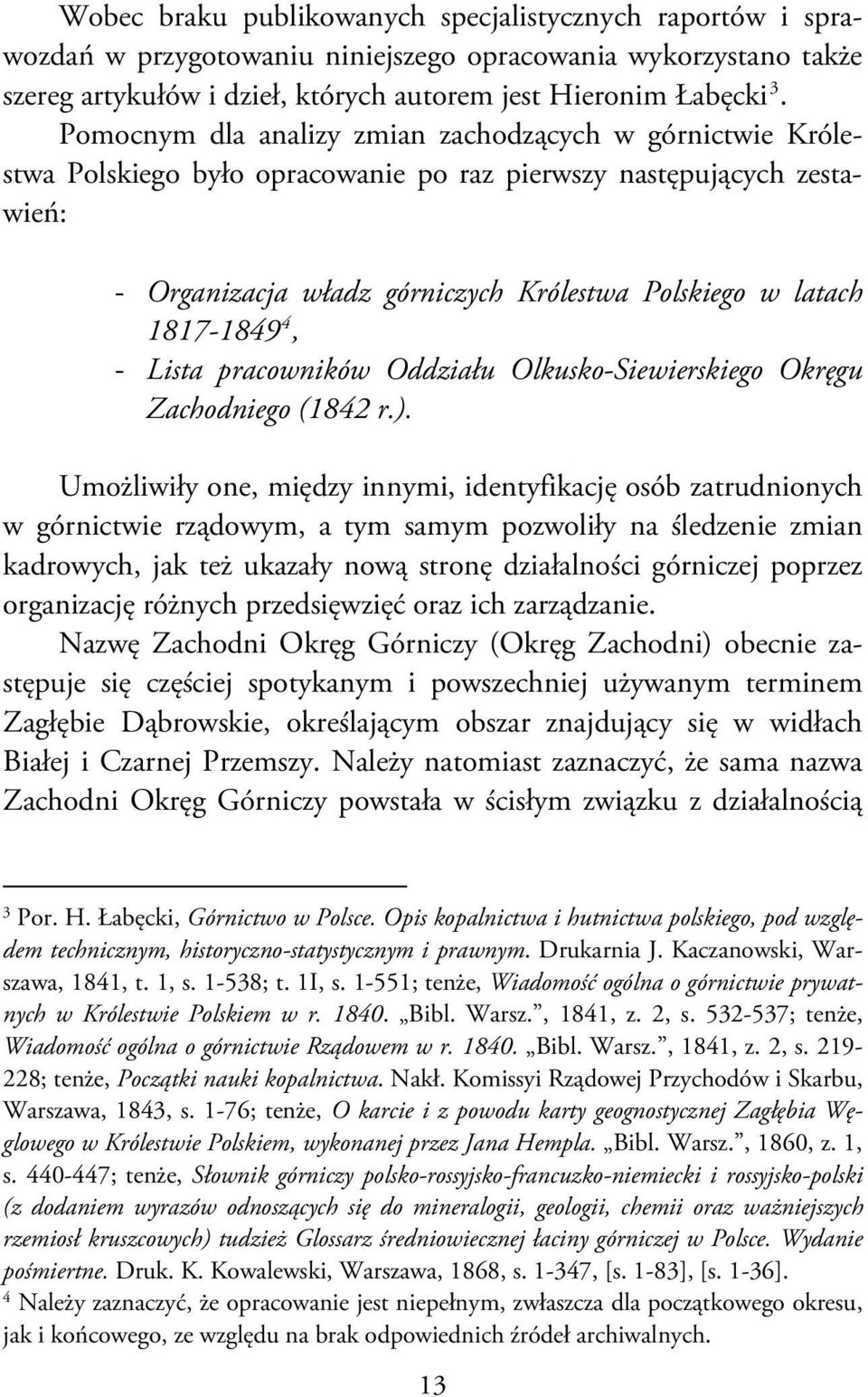 1817-1849 4, - Lista pracowników Oddziału Olkusko-Siewierskiego Okręgu Zachodniego (1842 r.).