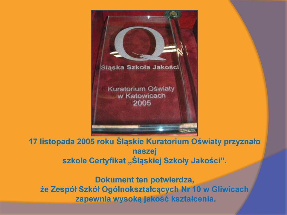 Jakości.