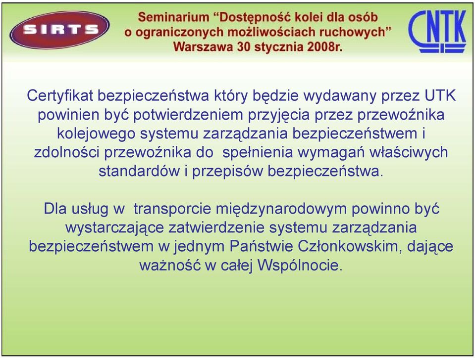 właściwych standardów i przepisów bezpieczeństwa.