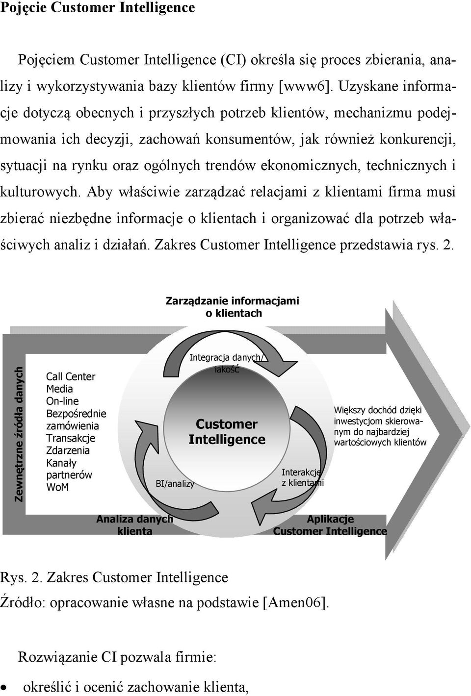 ekonomicznych, technicznych i kulturowych. Aby właściwie zarządzać relacjami z klientami firma musi zbierać niezbędne informacje o klientach i organizować dla potrzeb właściwych analiz i działań.