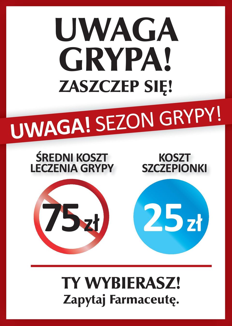 ŚREDNI KOSZT LECZENIA GRYPY KOSZT