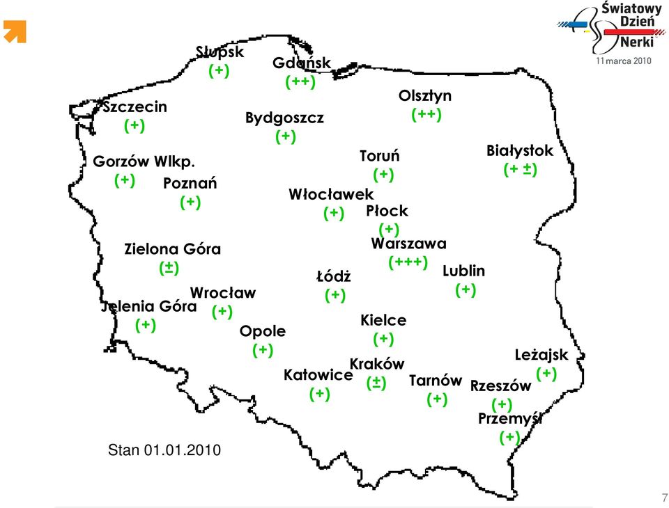 Poznań Opole Wrocław Katowice Rzeszów ŁódŜ Lublin Toruń