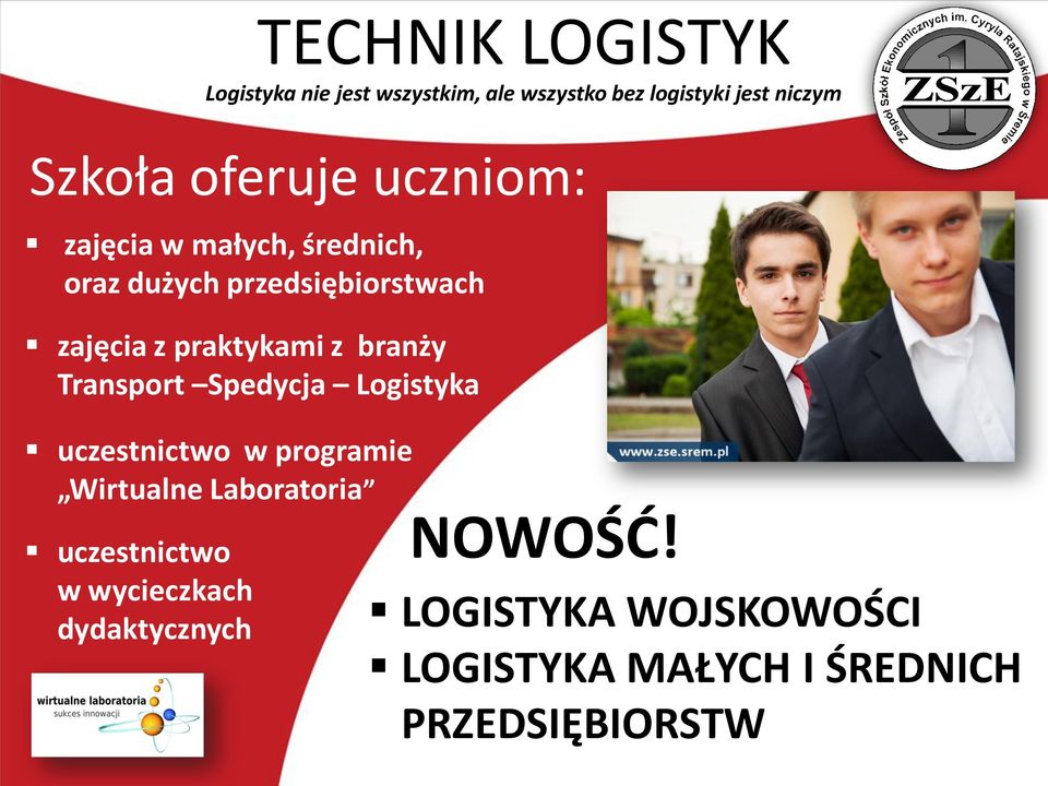 z branży Transport Spedycja Logistyka uczestnictwo w programie Wirtualne Laboratoria uczestnictwo