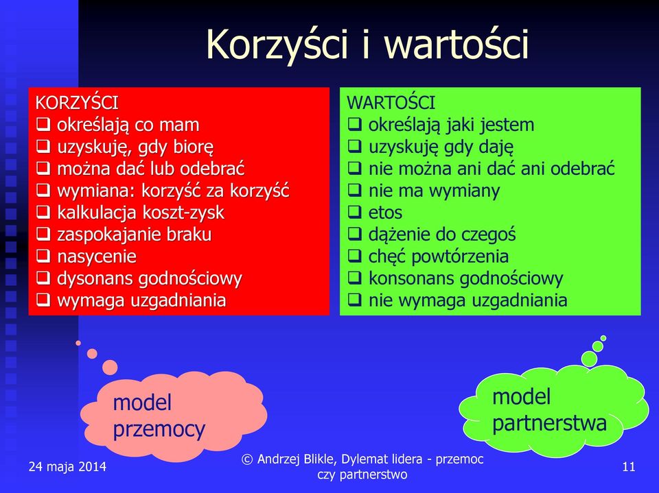 WARTOŚCI określają jaki jestem uzyskuję gdy daję nie można ani dać ani odebrać nie ma wymiany etos