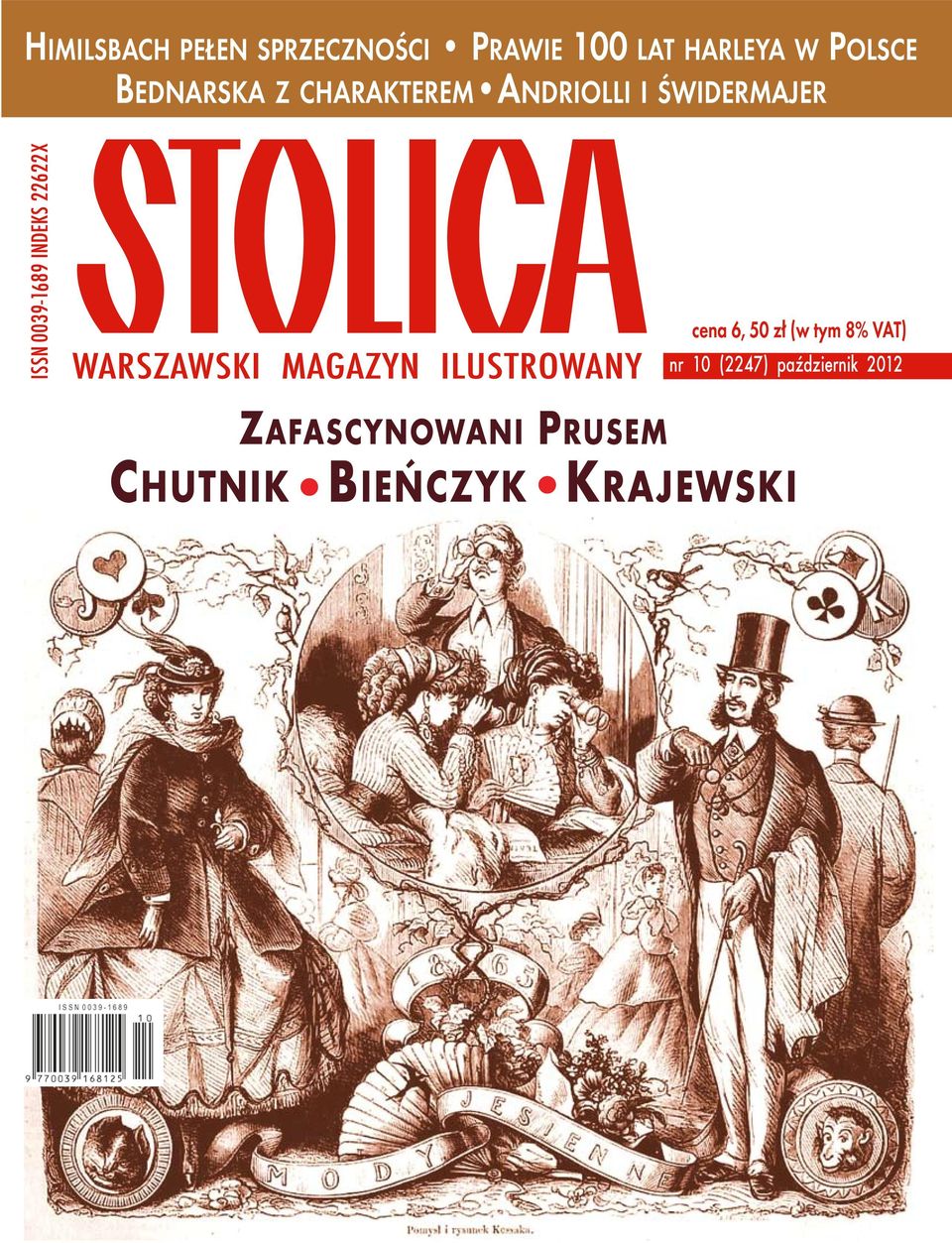 6, 50 zł (w tym 8% VAT) nr 10 (2247) październik 2012 Zafa s c