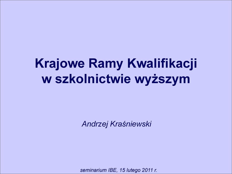 Andrzej Kraśniewski