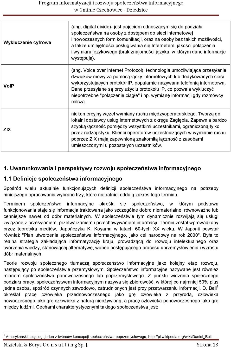 umiejętności posługiwania się Internetem, jakości połączenia i wymiaru językowego (brak znajomości języka, w którym dane informacje występują). (ang.