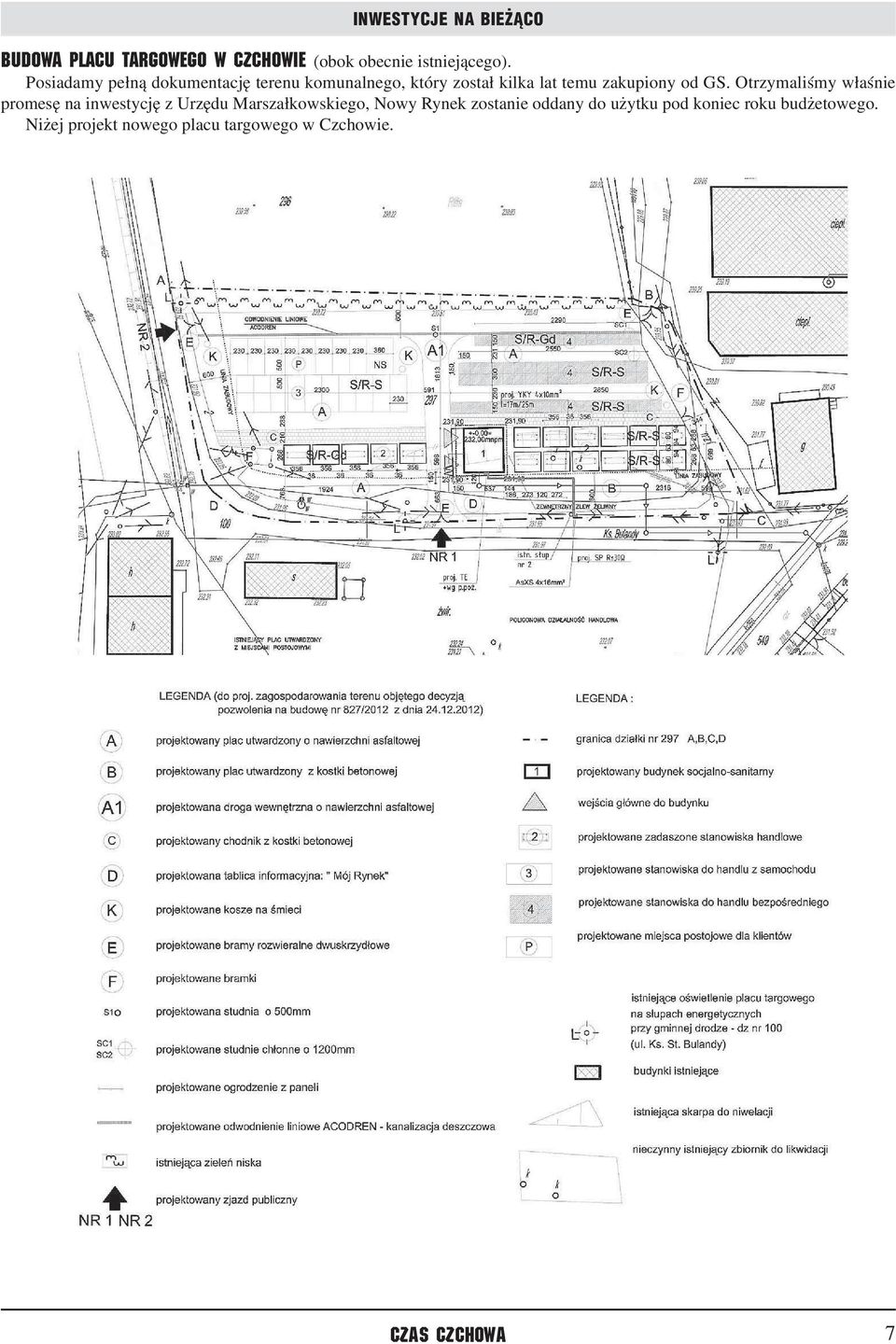 Otrzymaliśmy właśnie promesę na inwestycję z Urzędu Marszałkowskiego, Nowy Rynek zostanie