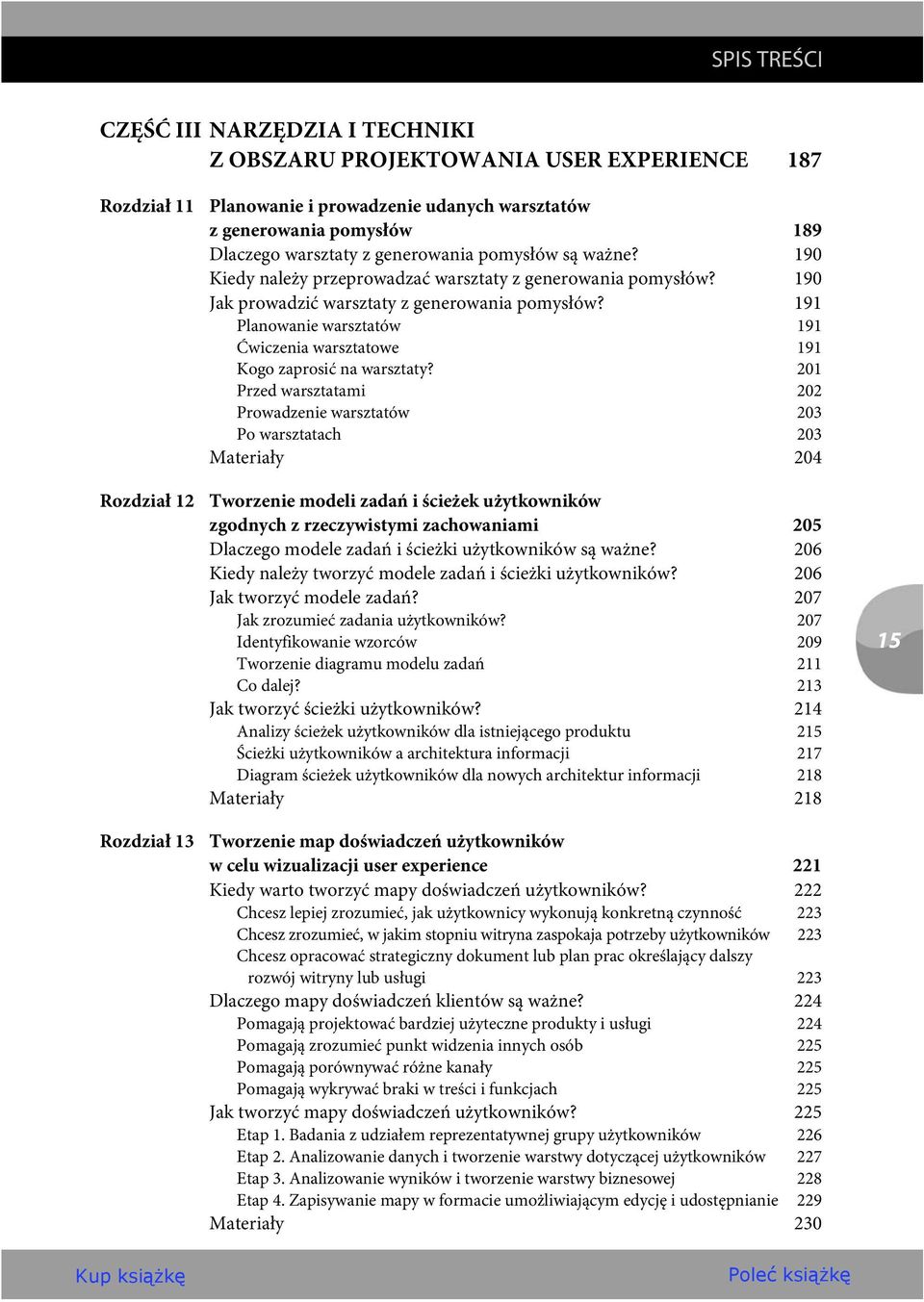 191 Planowanie warsztatów 191 Ćwiczenia warsztatowe 191 Kogo zaprosić na warsztaty?