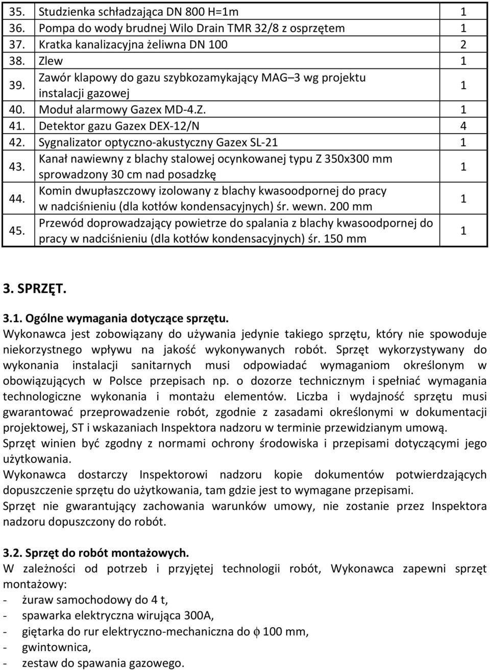 Sygnalizator optyczno-akustyczny Gazex SL-2 Kanał nawiewny z blachy stalowej ocynkowanej typu Z 350x300 mm 43.