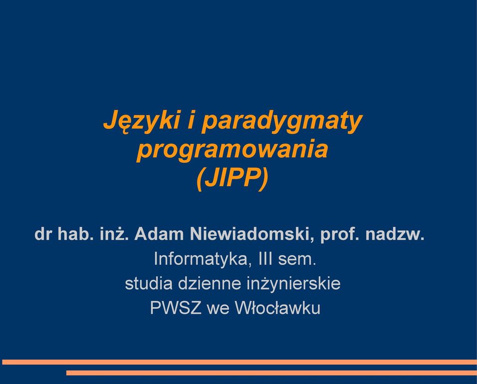 Adam Niewiadomski, prof. nadzw.