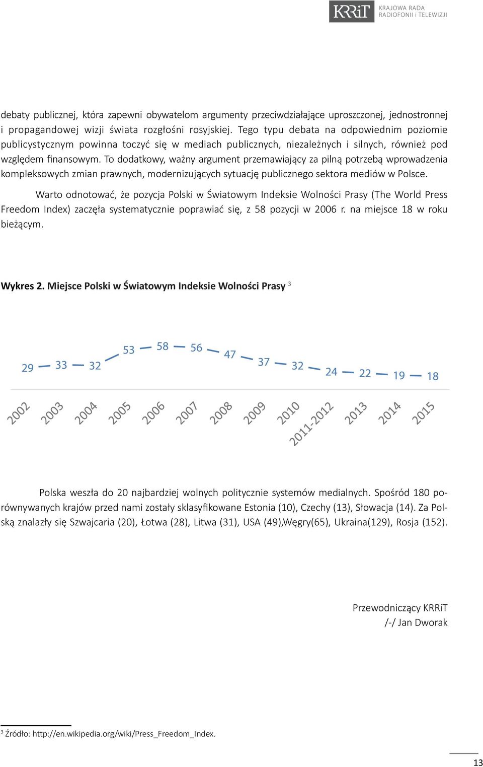 To dodatkowy, ważny argument przemawiający za pilną potrzebą wprowadzenia kompleksowych zmian prawnych, modernizujących sytuację publicznego sektora mediów w Polsce.