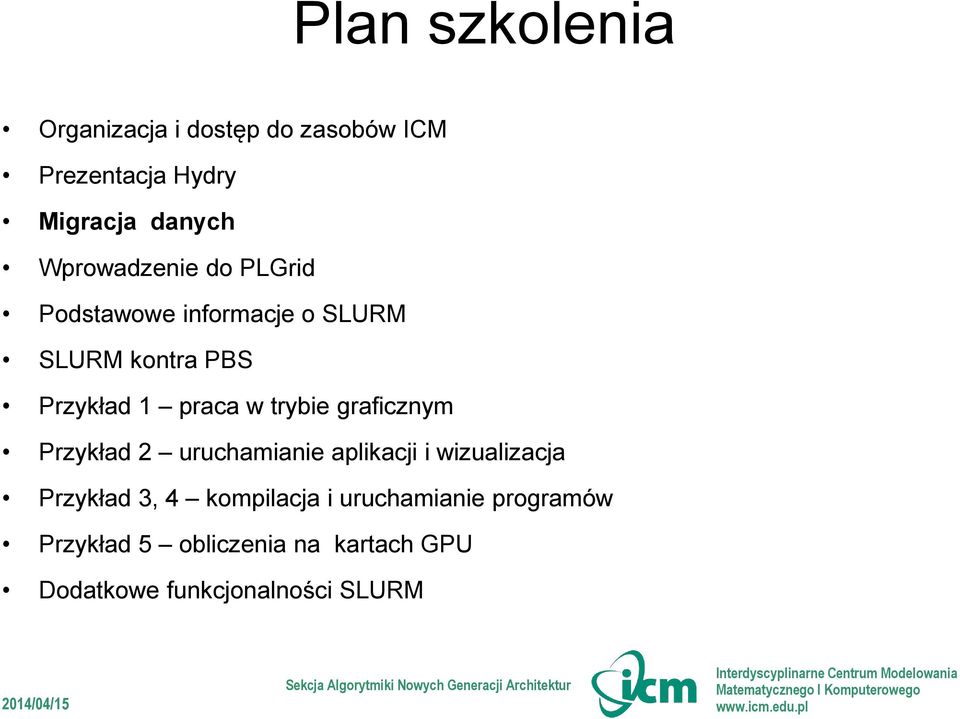 trybie graficznym Przykład 2 uruchamianie aplikacji i wizualizacja Przykład 3, 4