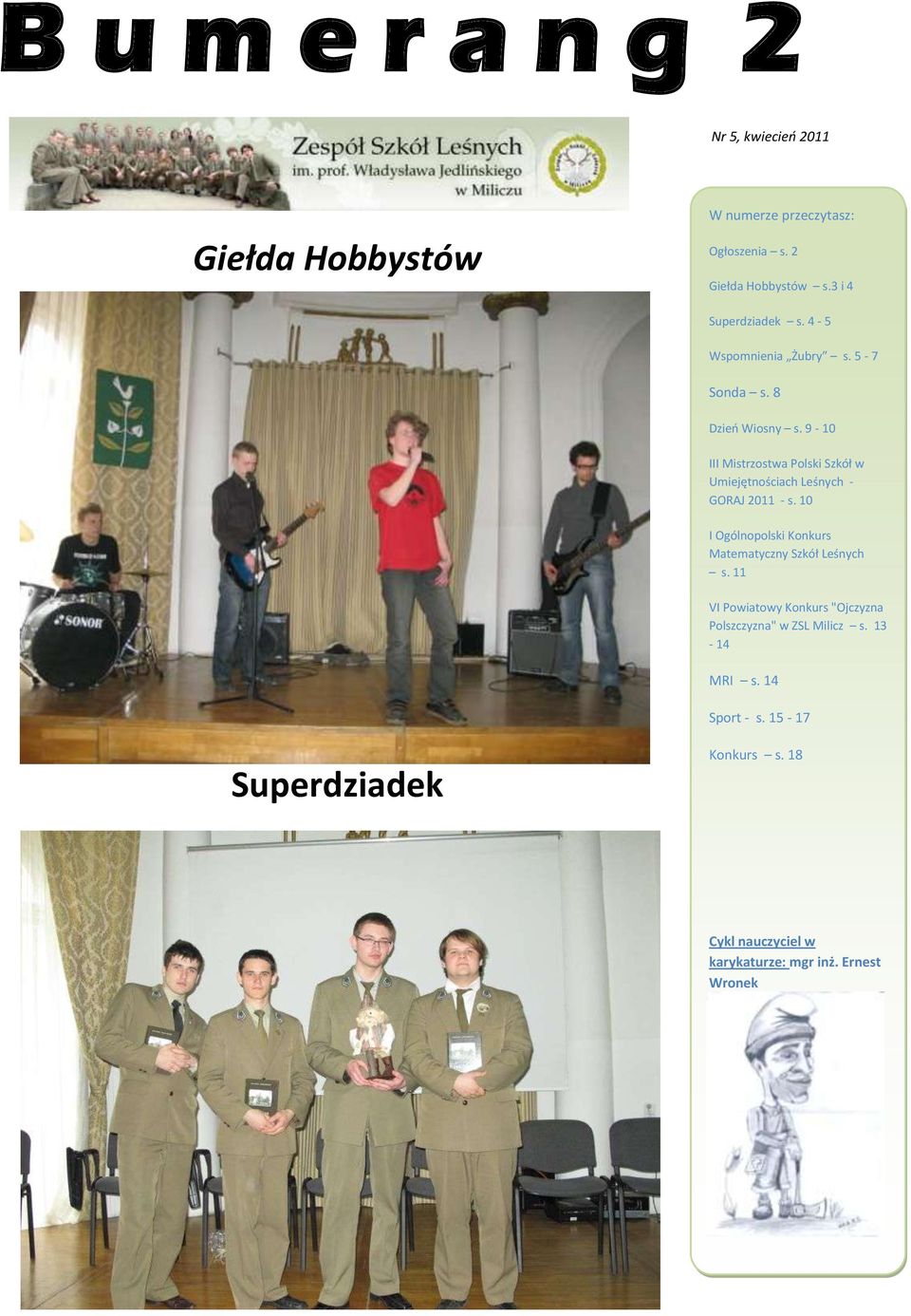 9-10 III Mistrzostwa Polski Szkół w Umiejętnościach Leśnych - GORAJ 2011 - s.