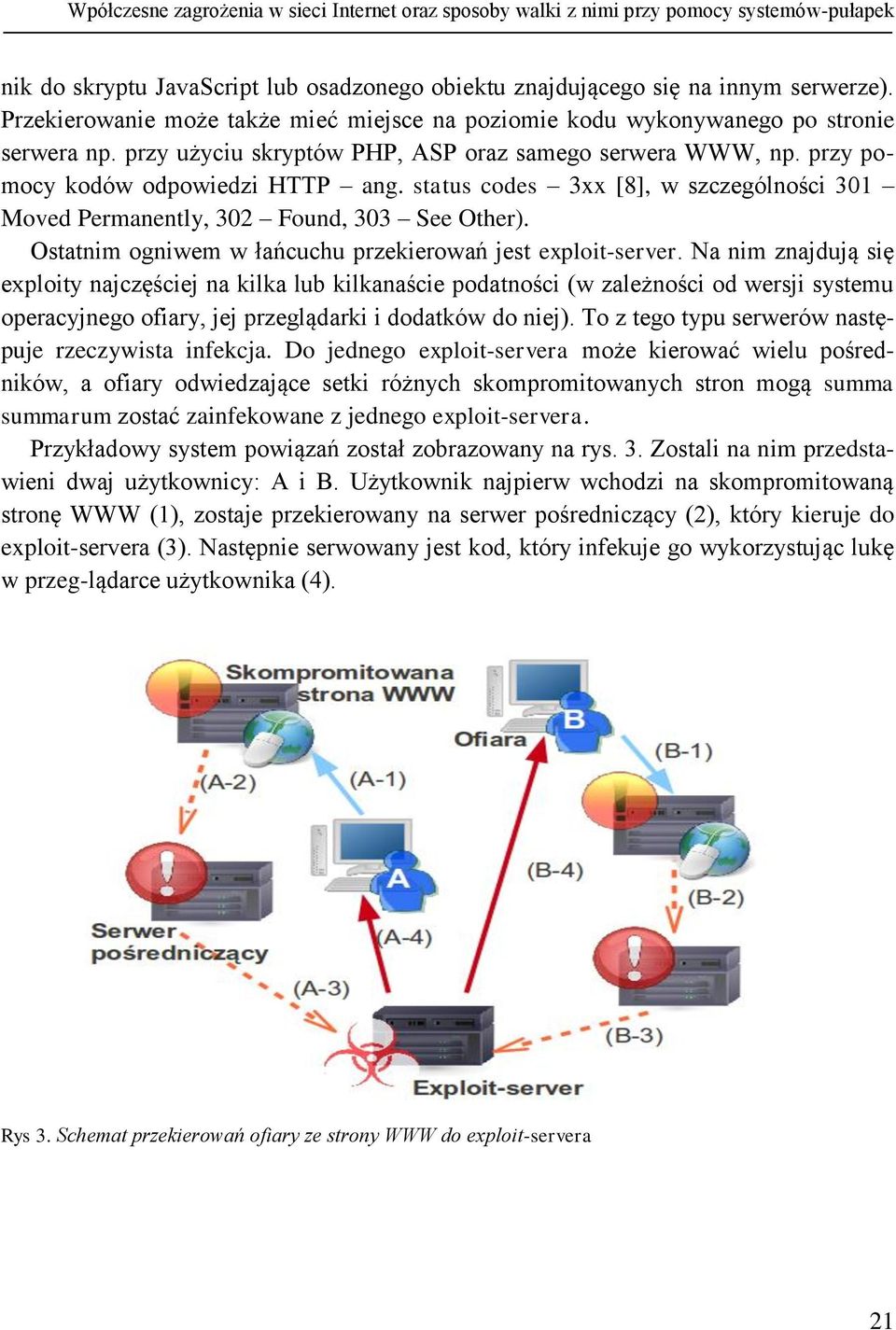 status codes 3xx [8], w szczególności 301 Moved Permanently, 302 Found, 303 See Other). Ostatnim ogniwem w łańcuchu przekierowań jest exploit-server.