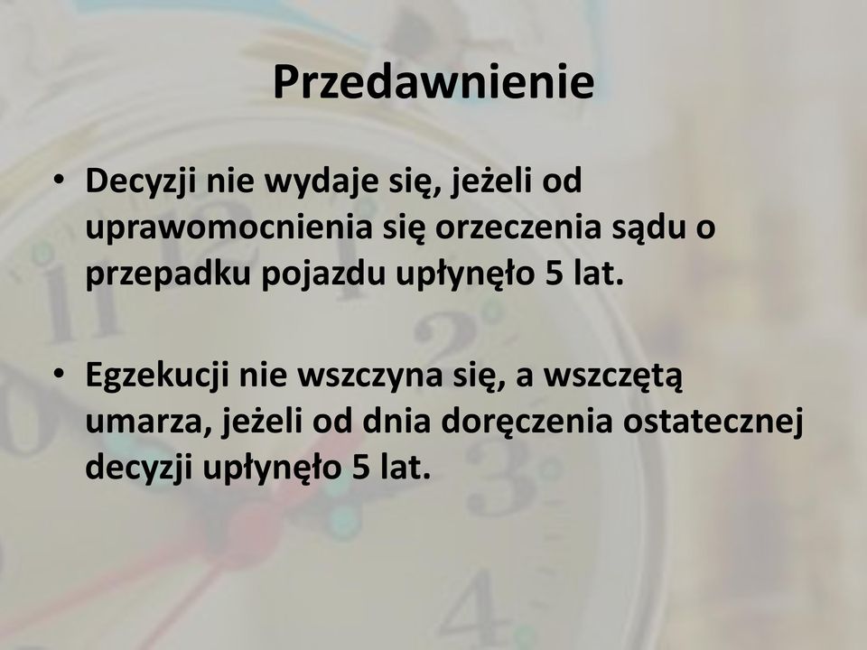 upłynęło 5 lat.