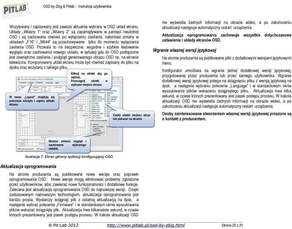 wyłączenia zasilania OSD.