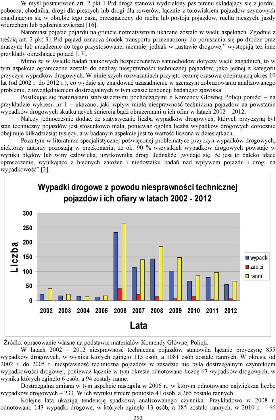 obrębie tego pasa, przeznaczony do ruchu lub postoju pojazdów, ruchu pieszych, jazdy wierzchem lub pędzenia zwierząt [16].