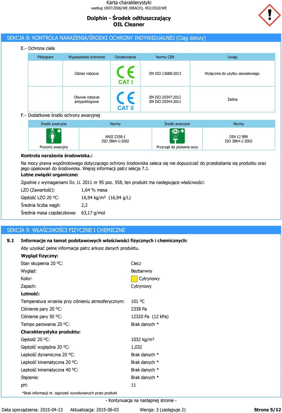 Obuwie robocze antypoślizgowe EN ISO 20347:2012 EN ISO 20344:2011 Żadna F.